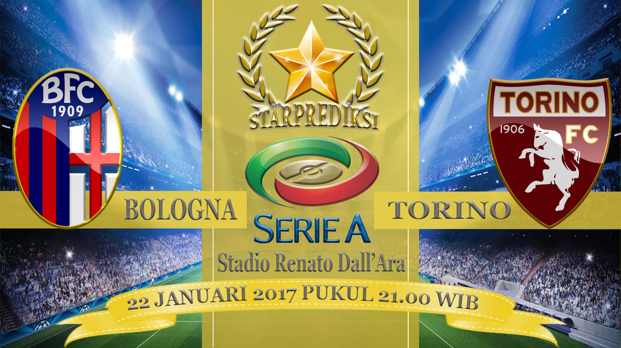 prediksi bologna vs torino 22 januari 2017