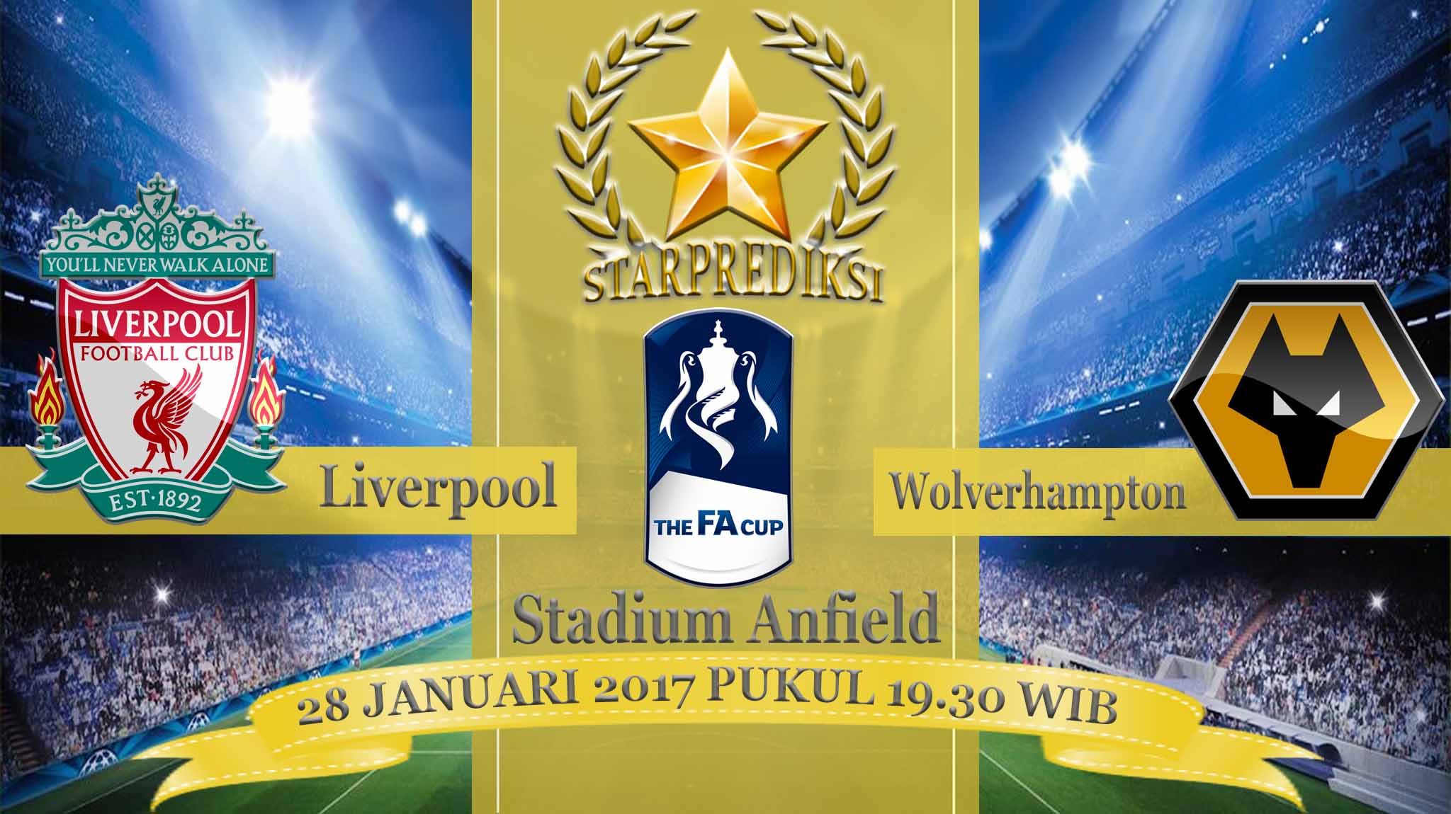 prediksi liverpool vs Wolverhampton 28 januari 2017