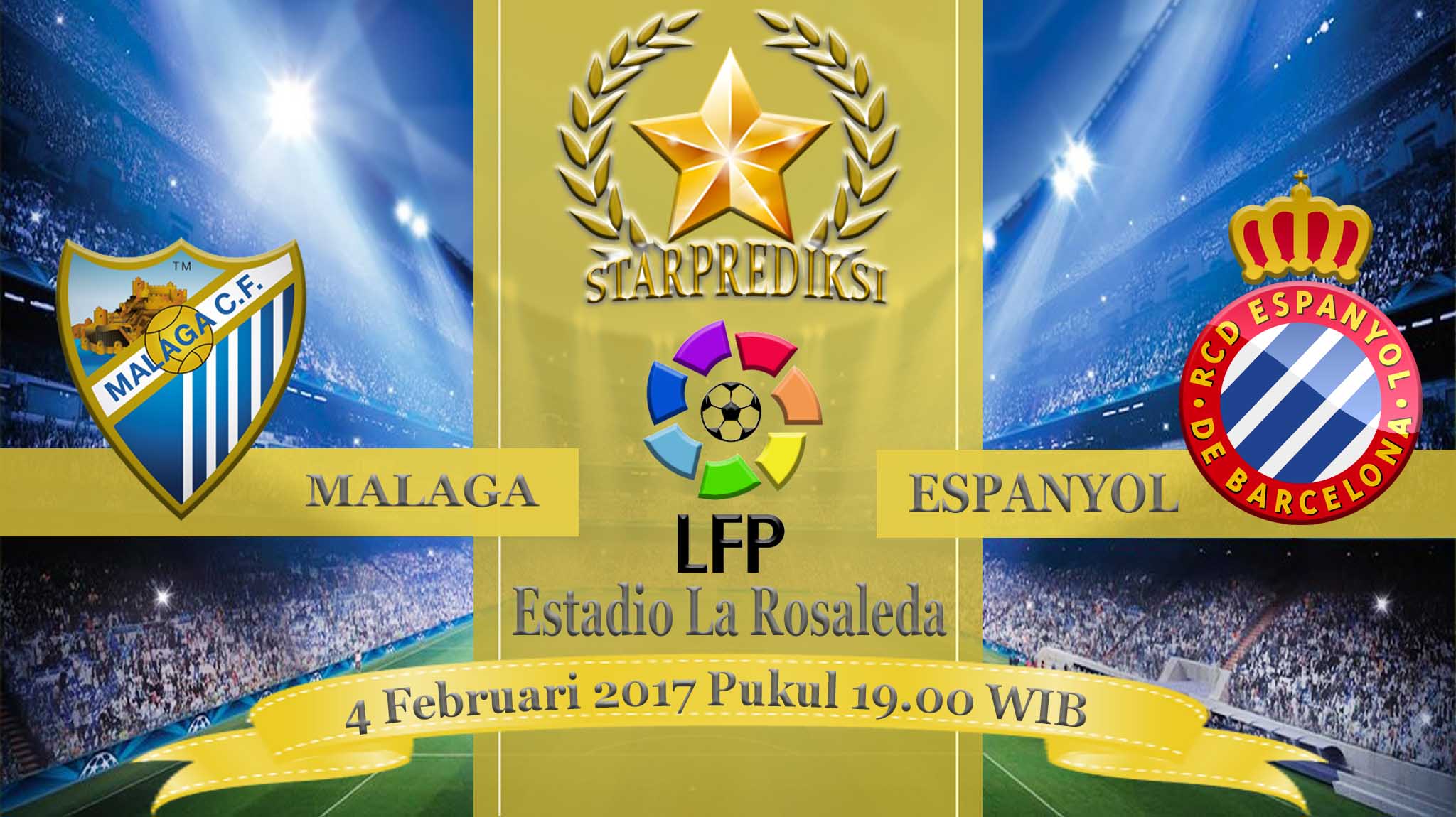 prediksi malaga vs espanyol 4 februari 2017